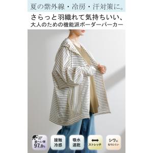 パーカー UVカット 接触冷感 レディース ア...の詳細画像1