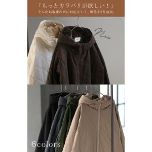 アウター 中綿 キルティング 撥水 裏 ファー...の詳細画像5