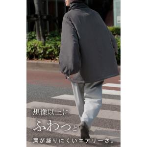 アウター 撥水 中綿 ボリュームスリーブ ジャ...の詳細画像3