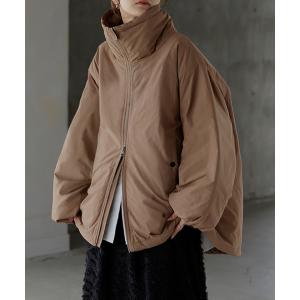 アウター 撥水 中綿 ボリュームスリーブ ジャ...の詳細画像4