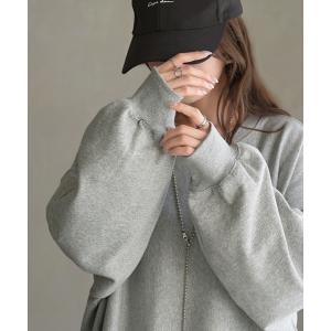 ワンピース スウェット お手入れ簡単 ロング ...の詳細画像2