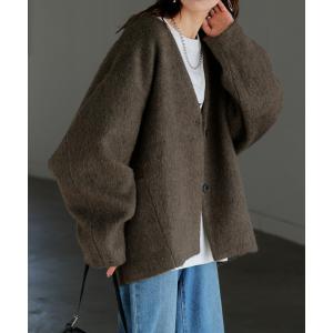 コート シャギー ドルマンスリーブ アウター ...の詳細画像4