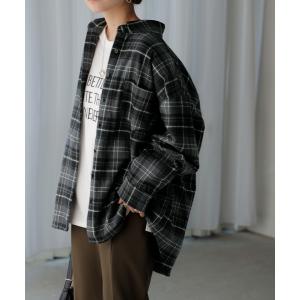 シャツ 綿100% ネルシャツ チェック レデ...の詳細画像2