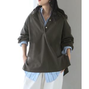 ラガーシャツ レディース 綿100% トップス...の詳細画像3