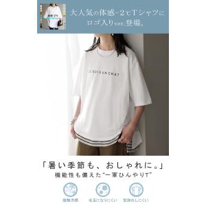 Tシャツ 接触冷感 体感-2℃ レディース ト...の詳細画像1