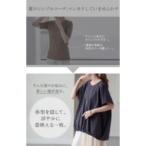 ブラウス 綿100% シャツ レディース トッ...の詳細画像2