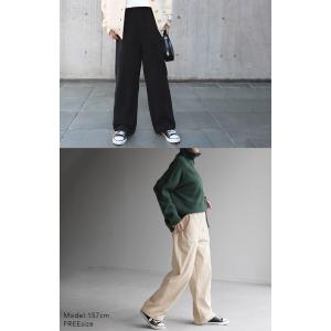 パンツ コーデュロイ 裏起毛 ベイカーパンツ ...の詳細画像3