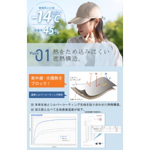 キャップ UVカット 99%以上 UPF50+...の詳細画像4
