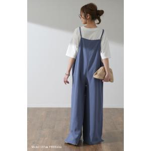 オールインワン レディース サロペット シンプ...の詳細画像2