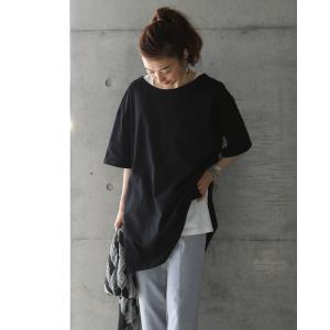 Tシャツ トップス レディース カットソー チ...の詳細画像5