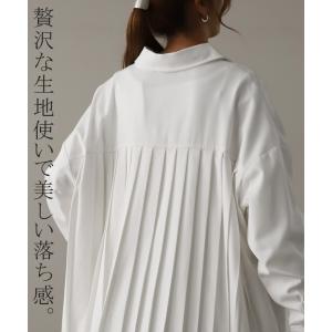 ワンピース レディース シャツワンピース 長袖...の詳細画像3