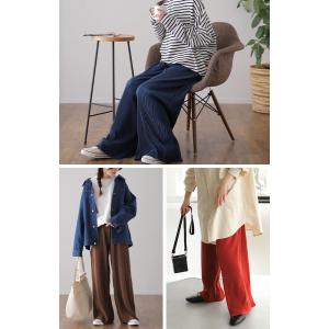 パンツ 切れるパンツ リブパンツ レディース ...の詳細画像2