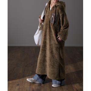 ワンピース ロング 長袖 レディース 着る毛布...の詳細画像4