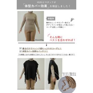 ベスト レディース ニット レイヤード ニット...の詳細画像5