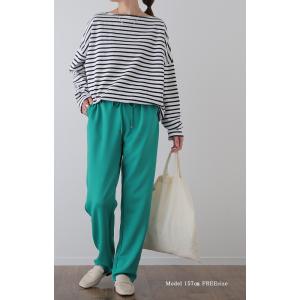 パンツ レディース ストレッチ ゆったり スト...の詳細画像2