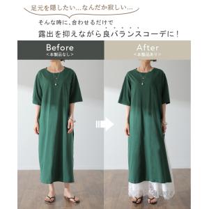 ワンピース ペチコート レイヤード チュール ...の詳細画像2