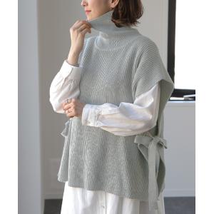 ベスト ニット 綿100% レディース 体型カ...の詳細画像4