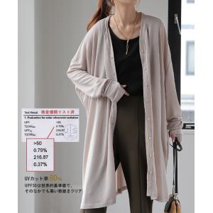 カーディガン レディース ひんやり UVカット...の詳細画像4
