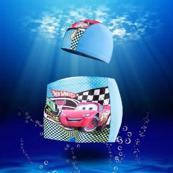 水着 みずぎ こども スクール水着 2点セット 帽子付き プール スイミング スイムウエア 男の子 ...