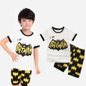 Tシャツ パジャマ 半袖 半パン 上下セット 子供服 ルームウエア アイアンマン キャプテン アメリカ 男の子 ボーイズ 春夏 薄手綿 可愛い