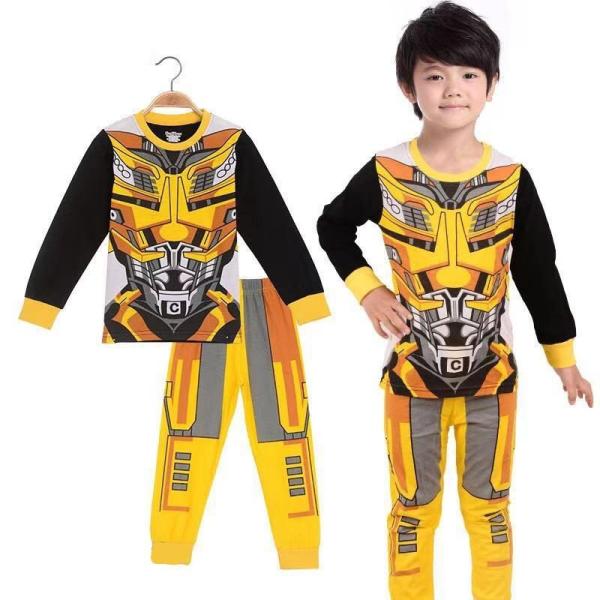 パジャマ 長袖 長ズポン 上下セット キッズ 男の子 ボーイズ トランスフォーマー 子供服 90 1...