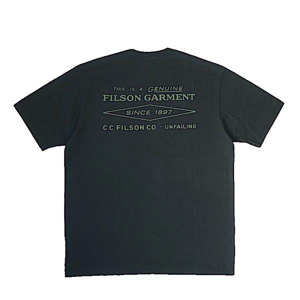 フィルソン FILSON 20312128 メンズ ダイヤモンド グラフィック Tシャツ ブラック ...