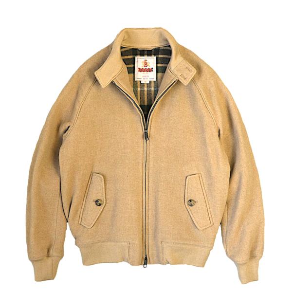 バラクータ BARACUTA G9 ダブル ウール キャメル ハリントンジャケット