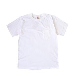 カルクルー CAL CRU メンズ  クルーネック ポケット Tシャツ アメリカ製 ネコポス対応商品｜hemingwayclothing