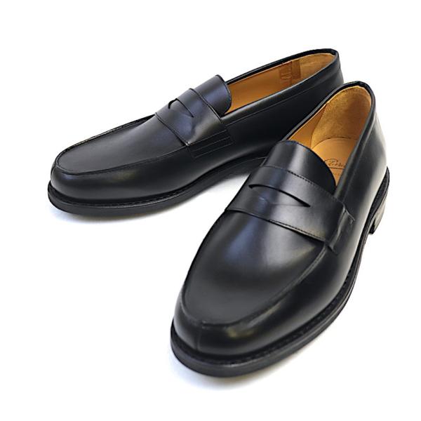 パラブーツ PARABOOT 228112 ADONIS メンズ アドニス ブラック スリッポン メ...