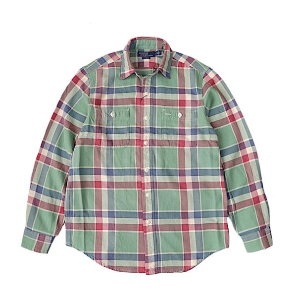 ポロ ラルフ・ローレン POLO RALPH LAUREN クラシック フィット プラッド フランネ...