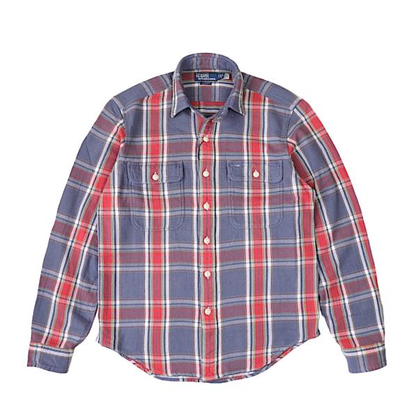 ポロ ラルフ・ローレン POLO RALPH LAUREN クラシック フィット プラッド フランネ...