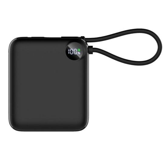 モバイルバッテリー 10000mAh PD対応 Type-Cケーブル内蔵 LAZOS(ラソス)L-M...