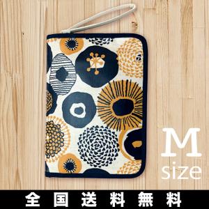 coucouBeBe 母子手帳ケースMサイズ［ファスナー 式］＜北欧フラワー＞♪レビューを書いて送料無料♪  マルチケース お薬手帳ケース ギフト 出産祝い
