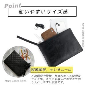 クラッチバッグ メンズ セカンドバッグ 結婚式...の詳細画像2