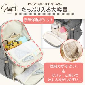 マザーズバッグ リュック マザーズリュック レ...の詳細画像2