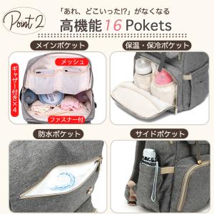 マザーズバッグ リュック マザーズリュック レ...の詳細画像3
