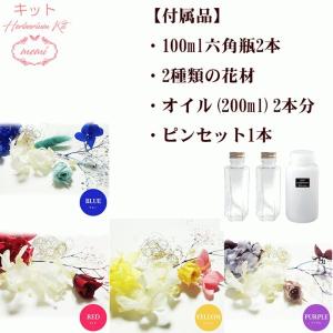 ハーバリウム キット ハーバリウムキット 2本...の詳細画像2