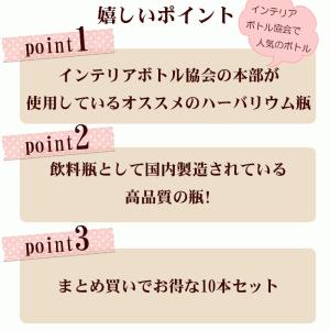 ハーバリウム 瓶 角スキットル型 ガラス瓶 2...の詳細画像4