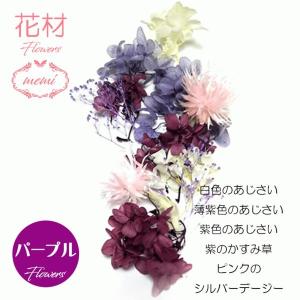 ハーバリウム 花材 シルバーデージー あじさい...の詳細画像3