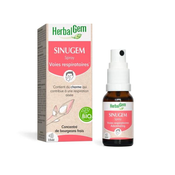 ハーバルジェム シニュジェム 15ml スプレー 人間用 ジェモエッセンス 呼吸の快適さサポート S...