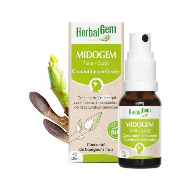 ハーバルジェム ミドジェム 15ml スプレー 人間用 ジェモエッセンス 頭痛の予防ケア MIDOG...