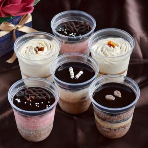 バレンタイン 限定 小さな アイス ケーキ　６個 セット