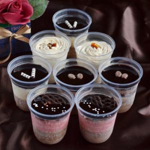 バレンタイン 限定 小さな アイス ケーキ　８個 セット｜herbcountry