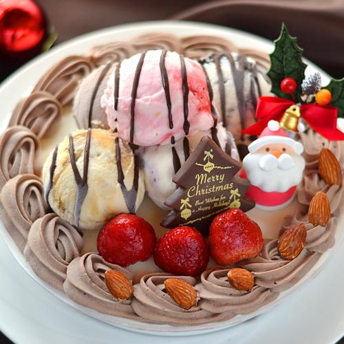 クリスマス アイスケーキ （ ショコラ ドルチェ ） 6号