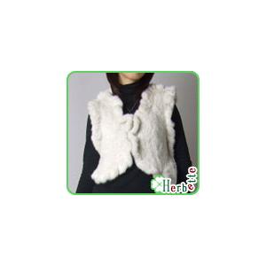 ミンク 編み込み フリル ファー ベスト : エルベートブルーレーベル