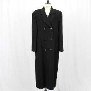 カシミヤ混 ロングコート グレーの商品画像