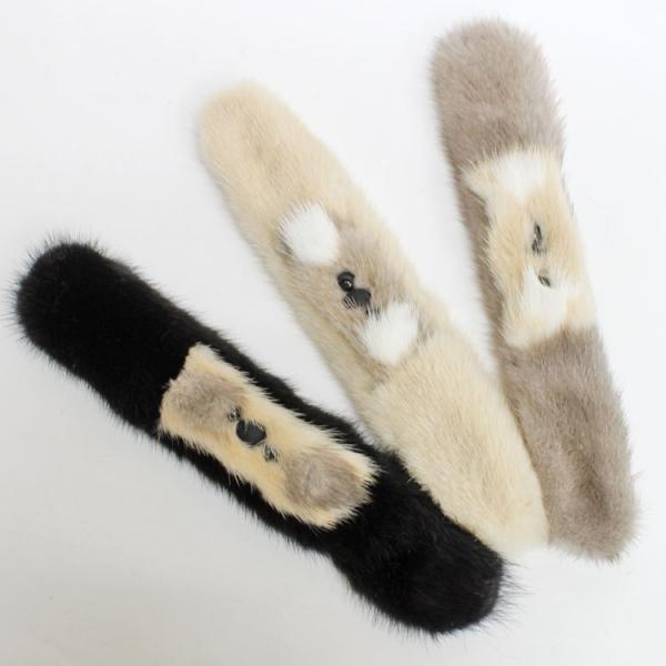 セール コアラ ミンク ファー アクセサリー カフス バングル リストウォーマー アームウォーマー ...