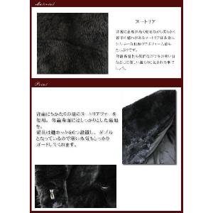 ヌートリアー ファー ジャケット ダークネイビーの詳細画像1