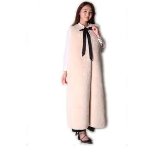 爆買 ファーコート ラビット ファー ベスト レッキスラビット 編みこみ