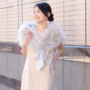 日本製 SAGA シルバーフォックス ファーマフラー 毛皮 ショール